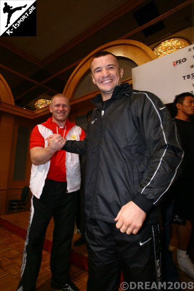 Press Conference (Sergey Kharitonov, Mirko CroCop) (DREAM.6 Middle Weight Grand Prix 2008 Final ROUND)
