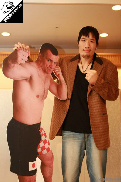 Bekanntgabe des Kampfes (Mirko CroCop, Hong-man Choi) (K-1 PREMIUM 2008 Dynamite!!)