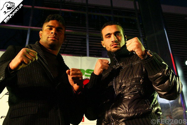 Pressekonferenz (Alistair Overeem, Badr Hari) (K-1 PREMIUM 2008 Dynamite!!)