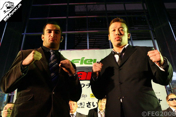 Pressekonferenz (Gegard Mousasi, Musashi) (K-1 PREMIUM 2008 Dynamite!!)