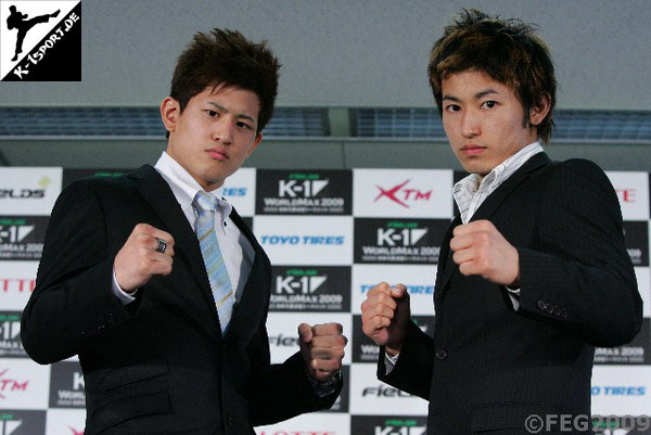 Pressekonferenz (Hiroya, Kizaemon Saiga) (K-1 Japan Max 2009)