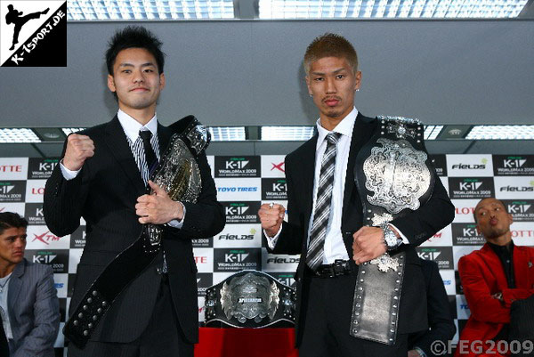 Press Conference (Hinata, Yasuhiro Kido) (K-1 Japan Max 2009)