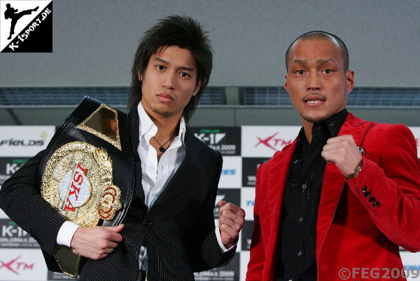 Pressekonferenz (Daisuke Uematsu, Kazuhisa Watanabe) (K-1 Japan Max 2009)