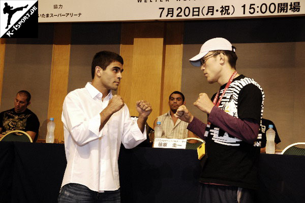 Pressekonferenz (Vitor Ribeiro, Shinya Aoki) (DREAM.10 Welter Weight Grand Prix 2009 Final Round)