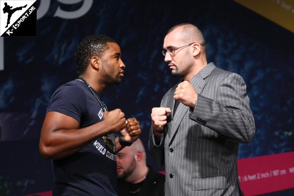 Pressekonferenz (Errol Zimmerman, Glaube Feitosa) (K-1 World Grand Prix 2009 Final Elimination)