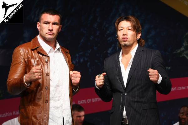 Press Conference (Jerome Le Banner, Musashi) (K-1 World Grand Prix 2009 Final Elimination)