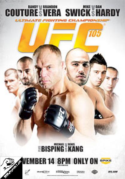 Plakat (Michael Bisping, Mike Swick, Randy Couture, Brandon Vera, Dan Hardy, Denis Kang) (UFC 105: Couture vs. Vera)