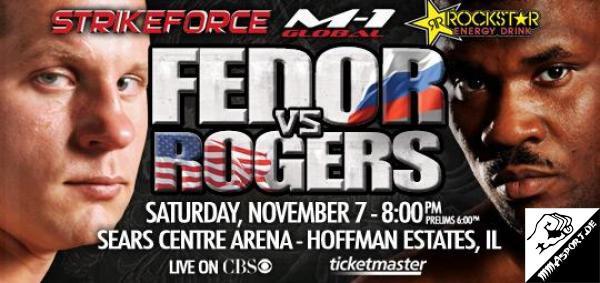 Strikeforce: Fedor vs. Rogers Plakat (Fedor Emelianenko, Brett Rogers)