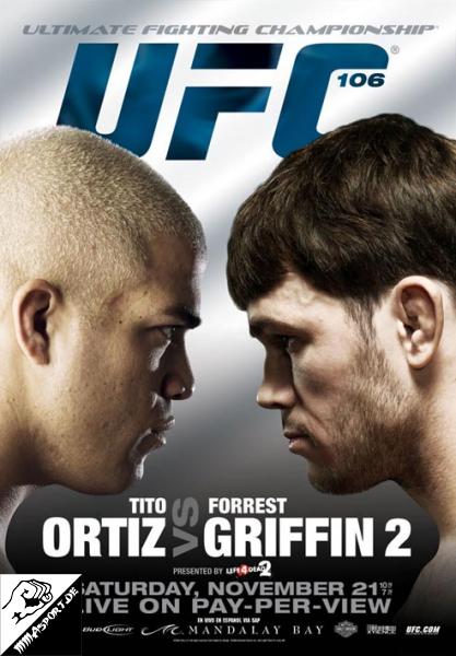 Plakat (Tito Ortiz, Forrest Griffin) (UFC 106: Ortiz vs. Griffin 2)