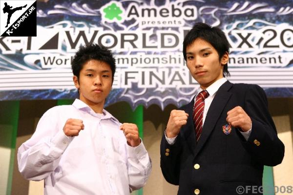 Press Conference (Ryuya Kusakabe, Daizo Sasaki) (K-1 World Max 2008 Final)