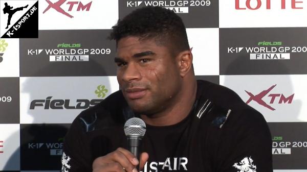 Post-Tournament Interview (Alistair Overeem) (K-1 WORLD GRAND PRIX 2009 FINAL)