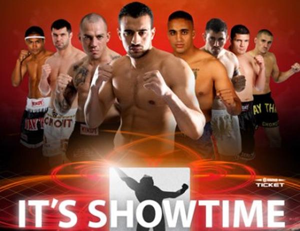 Poster (Pajonsuk, Daniel Ghita, Ondre Hutnic, Badr Hari, Mourad Bouzidi, Drago, Tomas Hron) (It's Showtime 2010)