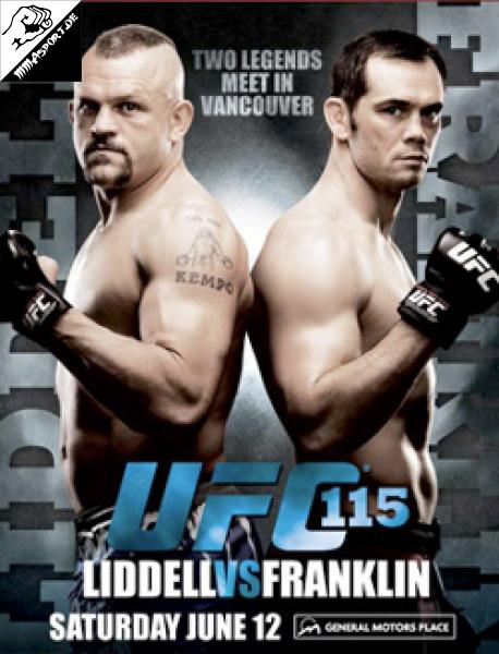 Plakat (Chuck Liddell, Rich Franklin) (UFC 115: Liddell vs. Franklin)