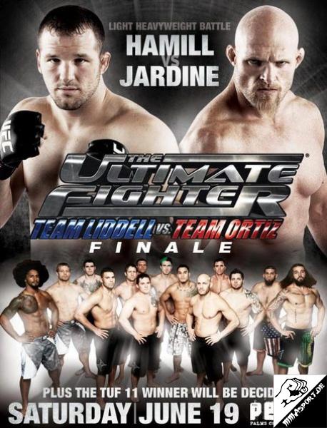 Plakat (Matt Hamill, Keith Jardine) (The Ultimate Fighter 11 Finale)