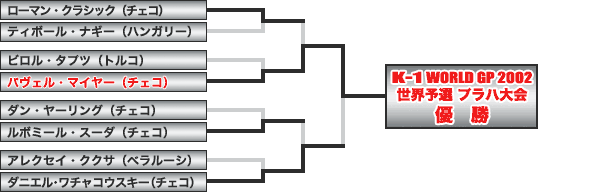 Tournament Overview - K-1 Czech Grand Prix 2001 in Prague