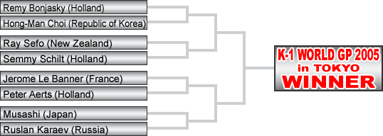 Tournament Overview - K-1 WORLD GRAND PRIX 2005 FINAL