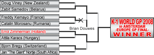 Tournament Overview - K-1 World Grand Prix 2008 in Amsterdam