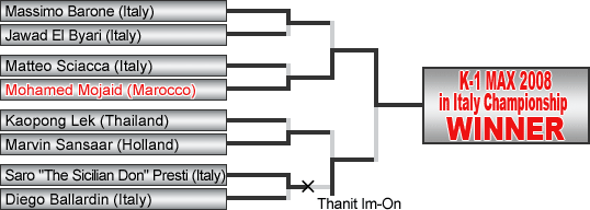 大会の概要 - K-1 Italy Max 2008