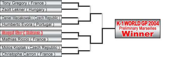 Tournament Overview - K-1 France Grand Prix 2004 in Marseilles